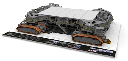 Crawler Transporter model kit
